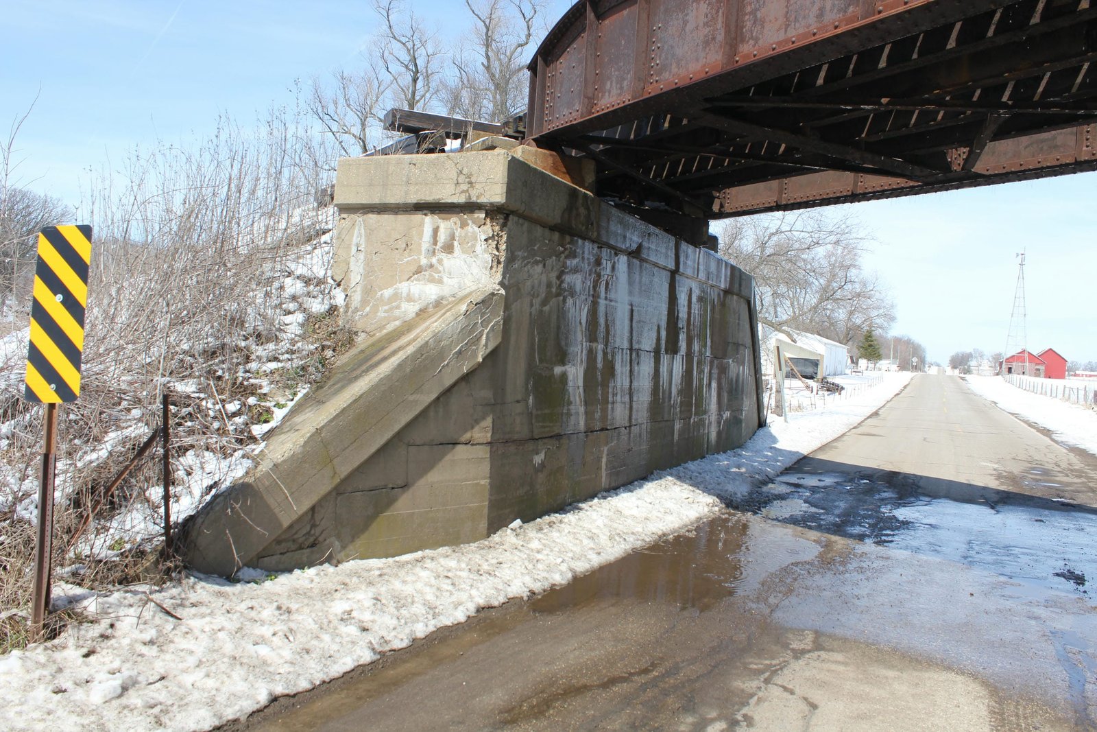 West abutment